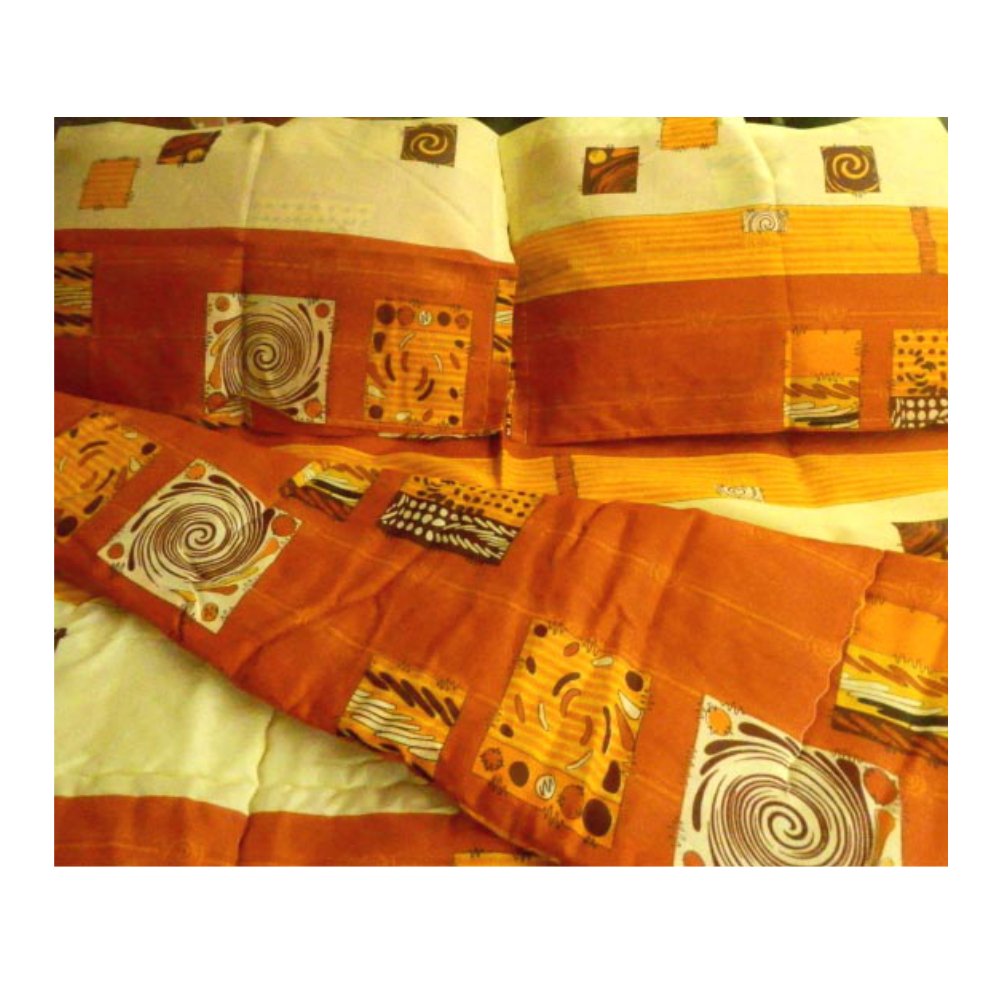 Олекотен спален комплект Памук оранж спалня 180-220_1