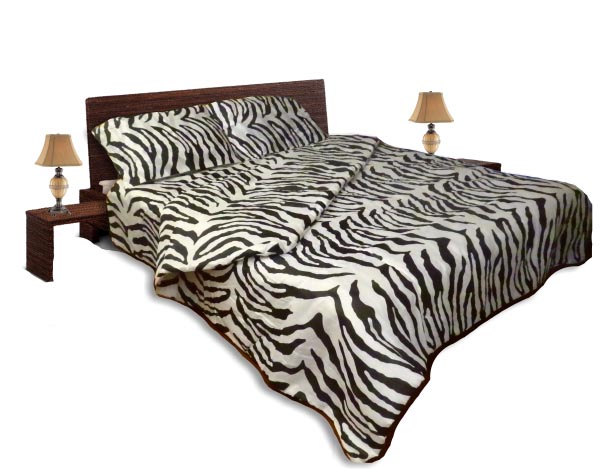 Олекотен спален комплект Памук зебра спалня 200-220