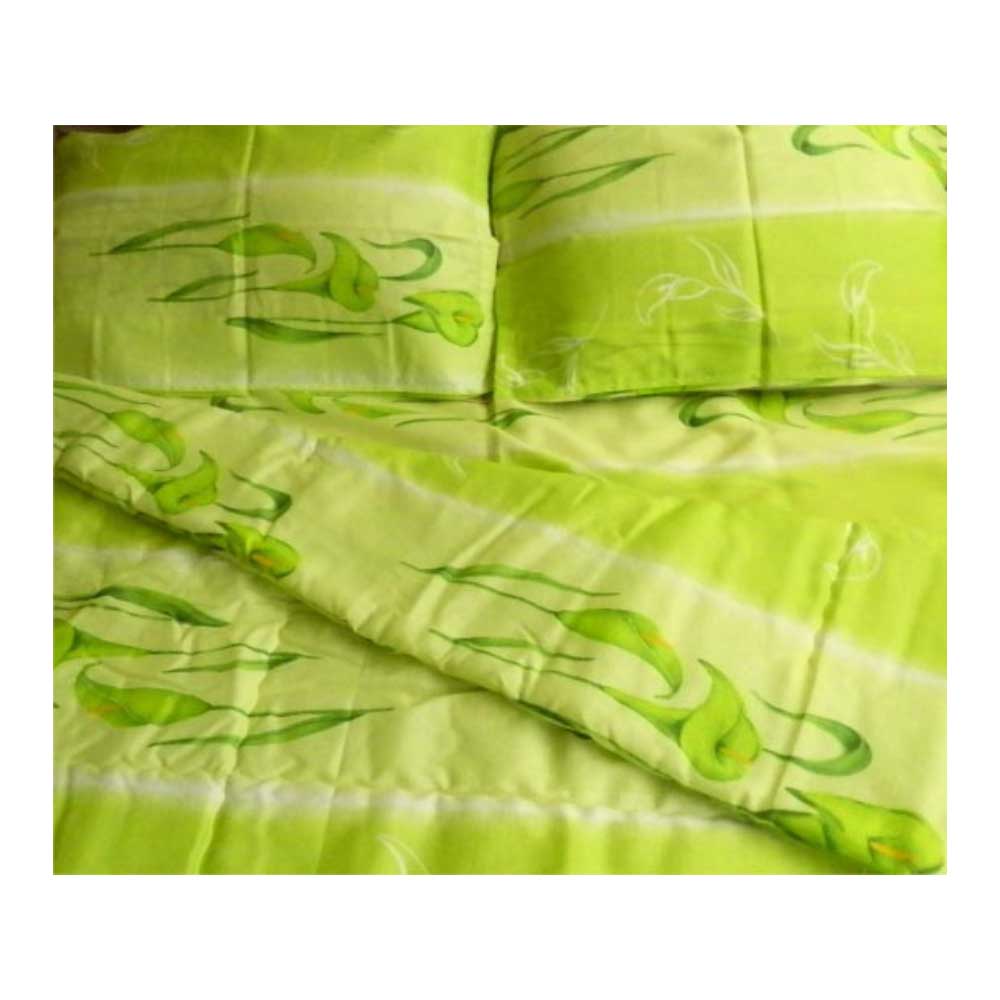 Олекотен спален комплект Памук зелен спалня 180-220_1