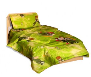 Бебешки олекотен спален комплект "Бентен - зелен" - Памук- 110-140