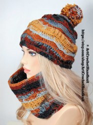 ski-hat-scarf-set-women-multicolor-mustard-brown-7
