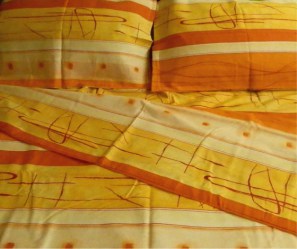 Спално бельо комплект Памук оранж спалня 200-220_1